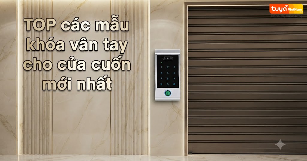 Cac mau khoa van tay cho cua cuon moi nhat