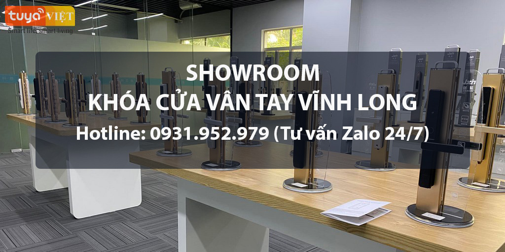 Cửa hàng bán khóa cửa vân tay tại Vĩnh Long