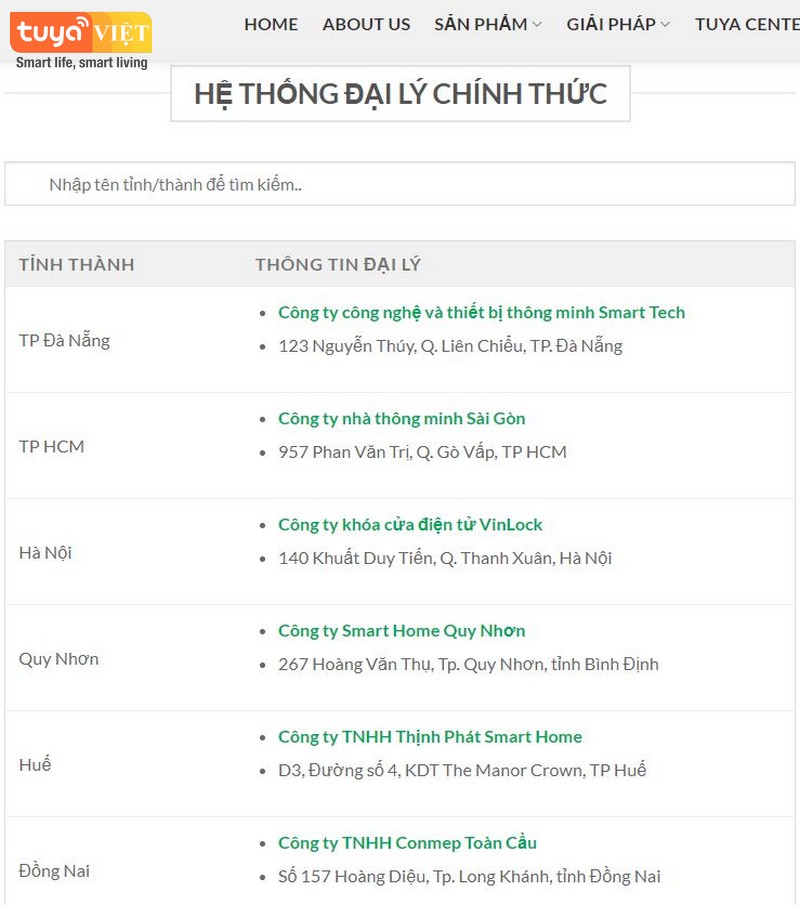 Cua hang ban khoa van tay Hai Phong