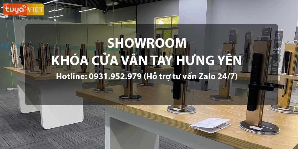 Đại lý Khóa cửa vân tay Hưng Yên