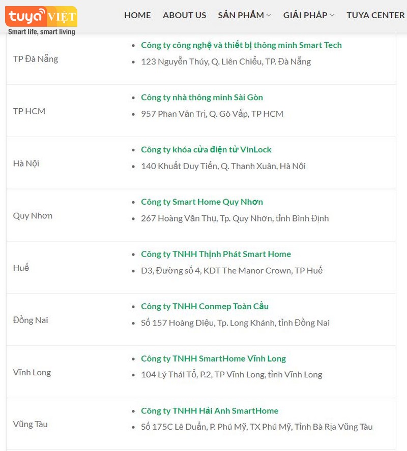 Dai ly khoa cua van tay Binh Duong