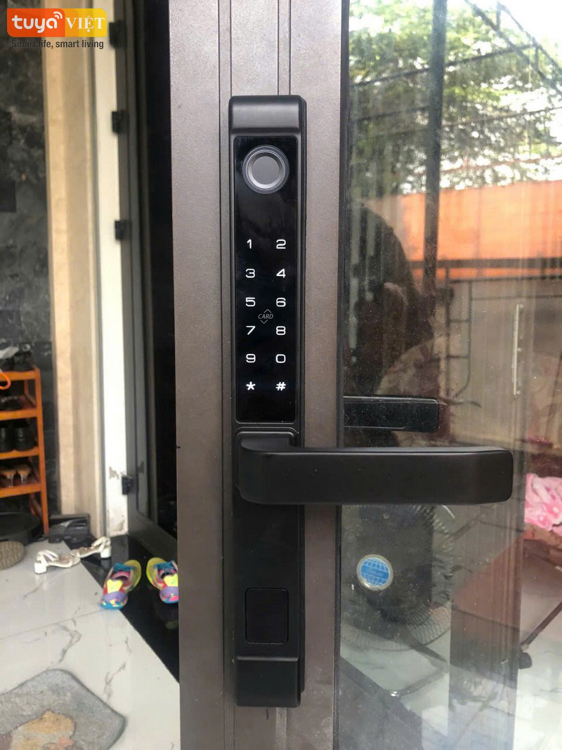 Khóa vân tay cho cửa nhôm giá rẻ Vũng Tàu