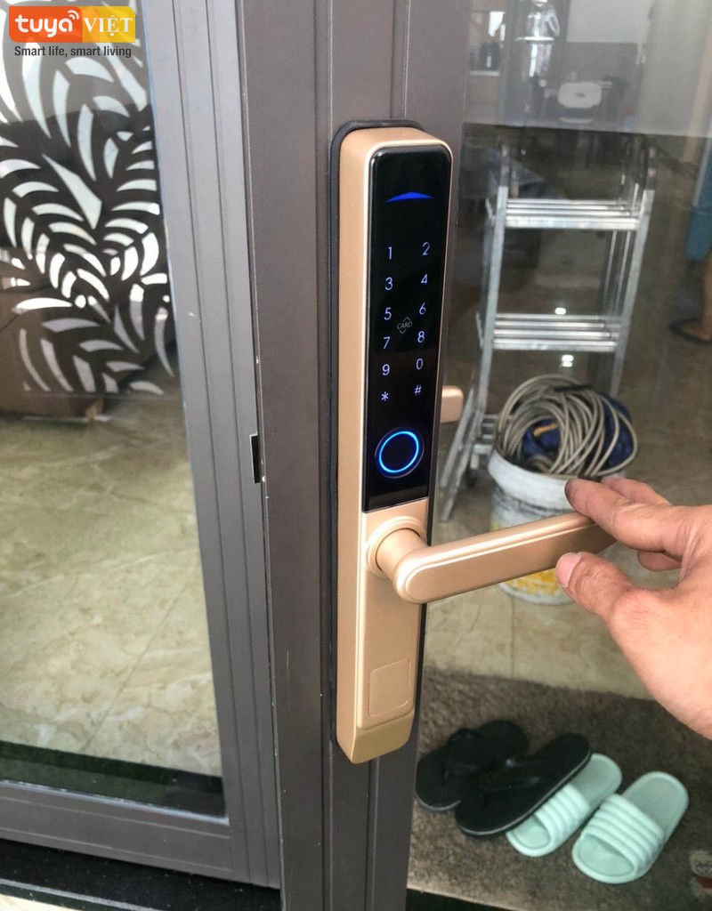 Lap khoa van tay cho cua Xinga tai Tra Vinh