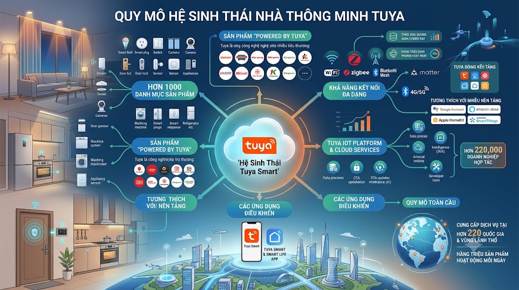 Quy mo he sinh thai nha thong minh Tuya