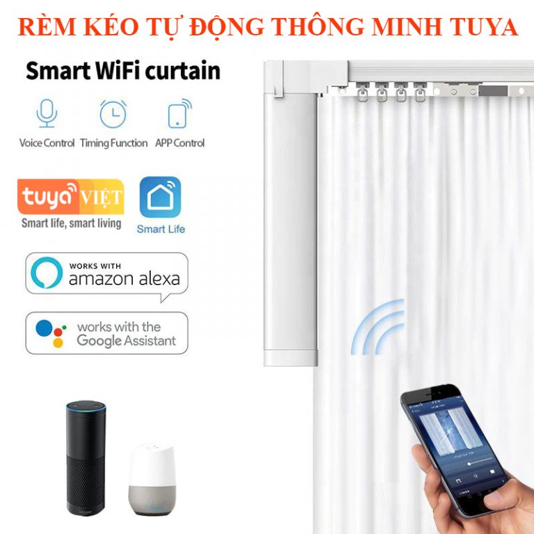 Rèm cửa, Ô giếng trời thông minh Tuya